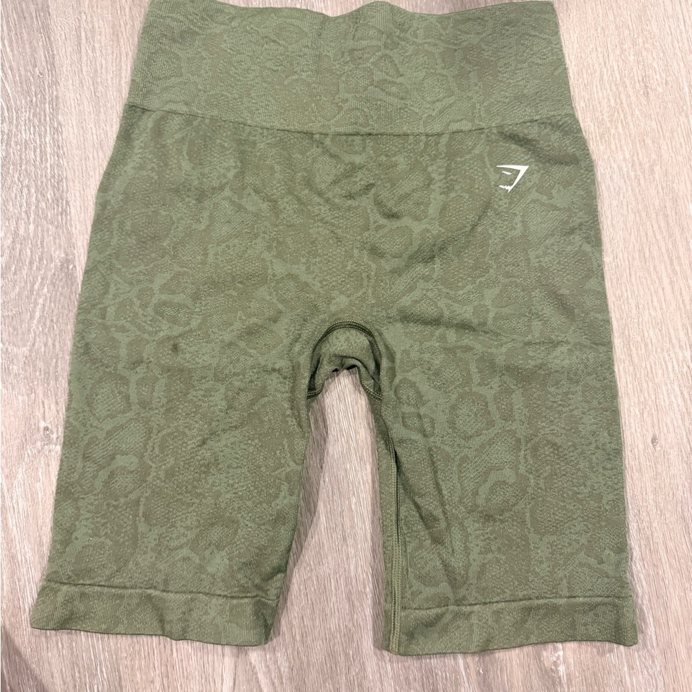 Gymshark Olive Patterned Activewear